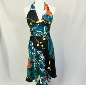 Laundry by Shelli Segal Dress Silk Floral Size 4